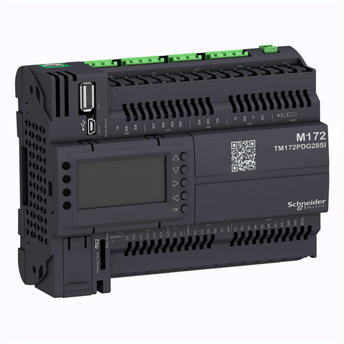 Контроллер M172 продуктивный с дисплеем, 28 входов/выходов, Ethernet, 2 RS485, 2 SSR с изоляцией - фото 158570