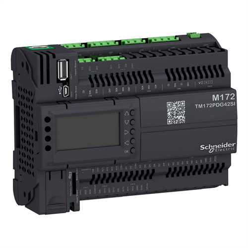 Контроллер M172 продуктивный с дисплеем, 42 входа/выхода, Ethernet, 2 RS485, 2 SSR с изоляцией - фото 158573