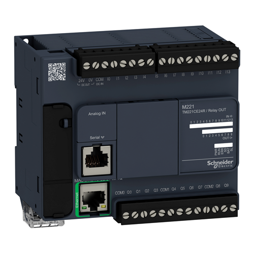 ПЛК M221 24 входов/выходов реле, 1 RS485, 1 Ethernet - фото 158604