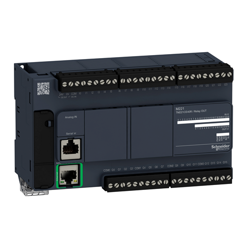 ПЛК M221 40 входов/выходов реле, 1 RS485, 1 Ethernet - фото 158607