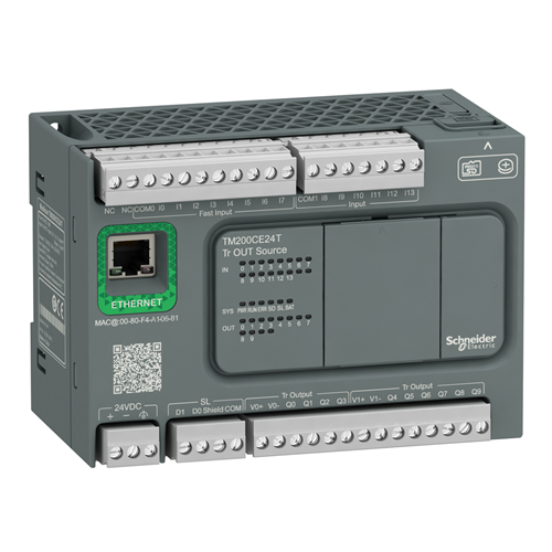 ПЛК M200 24ВХ/ВИХ, =24В, 14/10 транз. PNP, Ethernet - фото 158626
