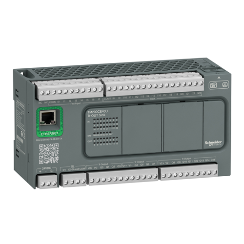 ПЛК M200 40 входов/выходов, =24В, 24/16 транз. NPN, Ethernet - фото 158643