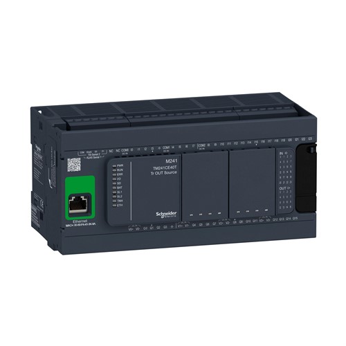 Программируемый логический контроллер M241 40 входа/выхода транз., 2 RS485, 1 Ethernet - фото 158841