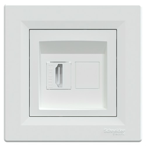 Розетка HDMI, белый, EPH4500121 Schneider Asfora - фото 158960