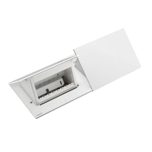 Выдвижной лючок в стол на 2 стороны, 8 модулей, белый, INCARA Legrand 654805 - фото 159353