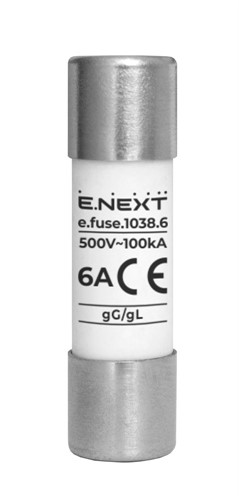 Предохранитель 6А, 10х38, e.fuse.1038.6 Enext i0610013 - фото 160793