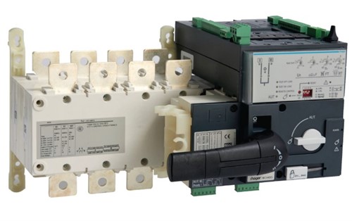 Переключатель АВР корпусный с мотоприводом, котроллер, I-0-II, 4п 400А - фото 161923