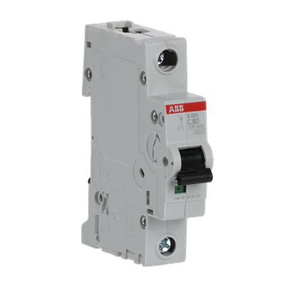Автомат 80А, 1 полюс, тип C, S201-C80 ABB 2CDS251001R0804 - фото 161928