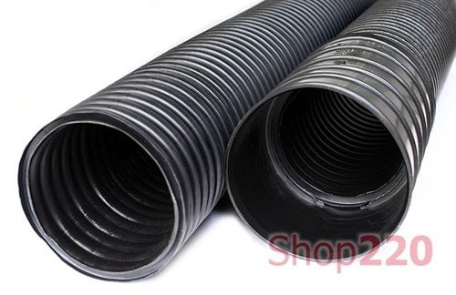 Труба гибкая двуслойная с муфтой, D 90 мм, d 77 мм, чёрная, ДКС - фото 161954