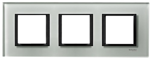 Рамка Unica class 3-П, матовое стекло MGU68.006.7C3 Schneider Unica - фото 162004