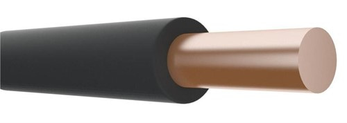 Провод ПВ-1 2,5 мм кв, черный, ЗЗЦМ - фото 162020