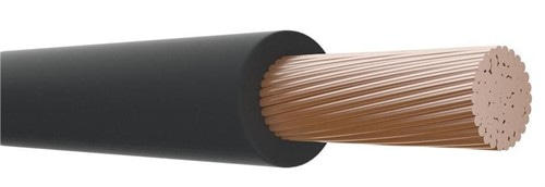 Провод ПВ-3 6 мм кв, черный, ЗЗЦМ - фото 162039