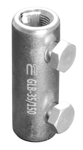 Гильза алюминиевая с отрывными болтами, 35...150 мм кв, 2 болта, GLB-35/150 Аско - фото 162396