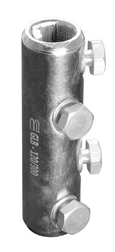 Гильза алюминиевая с отрывными болтами, 120...300 мм кв, 4 болта, GLB-120/300 Аско - фото 162404