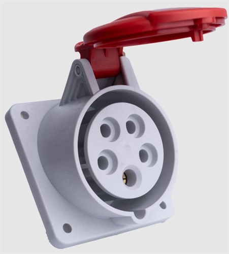 Розетка встроенная 16A, 400V, 3P+N+PE, IP54 EE-1653 N - фото 162727