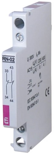 Дополнительные контакты 2НЗ для модульных контакторов RA, RD, RN 02, ETI - фото 162829