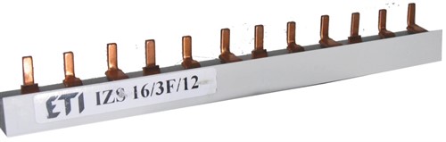 Шина питания IZS 16/3F/12 (16мм кв, 3P, 12 модулей, Pin) - фото 162868