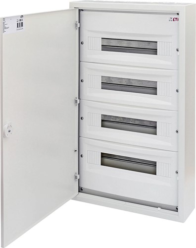 Щит металлический наружный, 72 мод., IP30, пластиковая фальш-панель, WRP18-4 - фото 162875