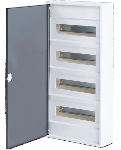 Щит наружный распределительный ACT 48 PT (48+8, 4 ряда, прозрачные двери) - фото 162895