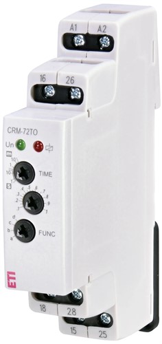 Многофункциональное реле времени с аккумулятором CRM-72TO UNI 12-240V AC/DC (1x8A_AC1) - фото 162975