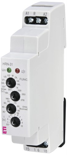 Реле контроля напряжения 16A AC/DC, HRN-31 ETI 2471450 - фото 163199