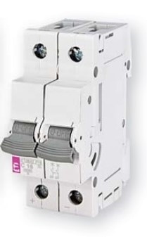 Автомат постоянного тока C 0,5A 220В/440В DC, 2p, ETIMAT P10 DC - фото 163246