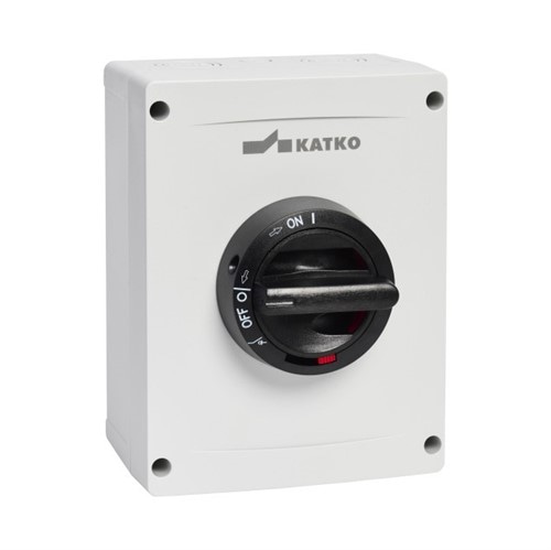 Выключатель безопасности 63А AC22 / 80A AC-23, 690В, (37 кВт) в корпусе IP65 из ABS-пластика - фото 163432