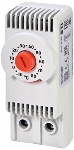 Термостат -10+80°C, 1NC, 10A, 110-250VAC, 60VDC, EF-TER-NC - фото 163500