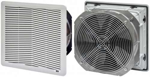 Фильтрующий вентилятор 680м куб/ч, 325x325x159мм, 230VAC, IP54, RAL7035, EF-325-680-230V - фото 163511