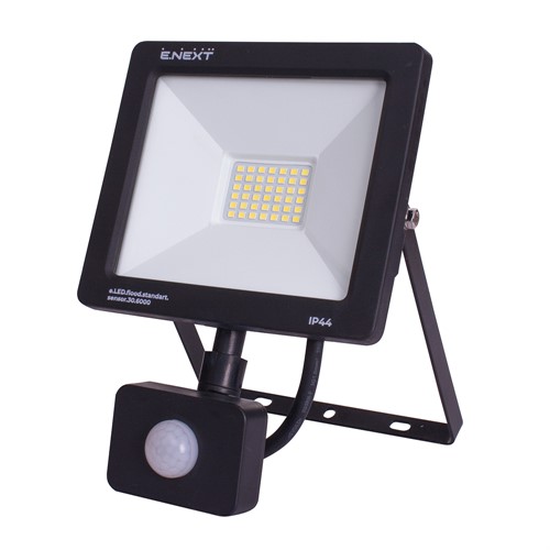 Прожектор светодиодный с датчиком движения 30Вт, 6000К, e.LED.flood.stand.sensor.30.6000 - фото 164384
