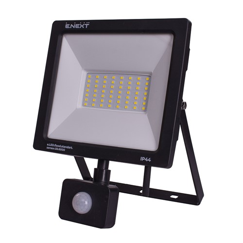 Прожектор светодиодный с датчиком движения 50Вт, 6000К, e.LED.flood.stand.sensor.50.6000 - фото 164388
