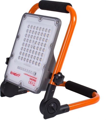 Прожектор светодиодный аккумуляторный 5Вт, e.LED.flood.stand.emerg.5 - фото 164400