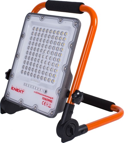 Прожектор светодиодный аккумуляторный 10Вт, e.LED.flood.stand.emerg.10 - фото 164409