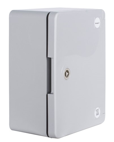 Корпус из ABS-пластика с непрозрачной дверцей 330x250x140мм IP65, e.plbox.pro.p.33.25.14 - фото 164598