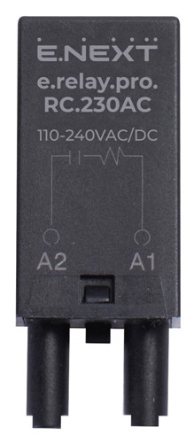 Защитный RC модуль 230В AC, e.relay.pro.RC.230AC - фото 164920