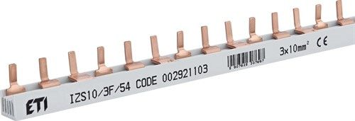 Шина питания IZS 10/3F/54 (10мм кв, 3P, 1м, Pin, 54mod.) - фото 166161