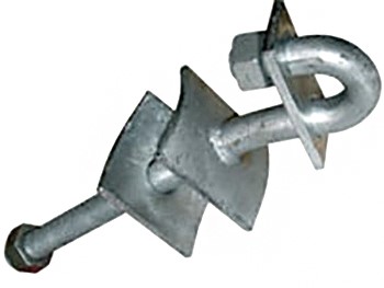 Крюк сквозной с пластиной, 250мм, М20, e.through.hook.pro.250.20.s - фото 166915