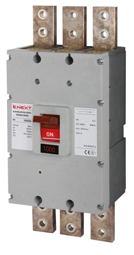 Силовой автомат 1000 А, трехфазный, 40кА, e.industrial.ukm.1000S.1000 Enext i0010023 - фото 167547