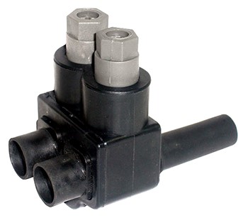 Ответвительный прокалывающий зажим (AsXS)70 кв.мм/2x6-35кв.мм, e.branch.clamp.f.70.2.6.35 Enext - фото 169058