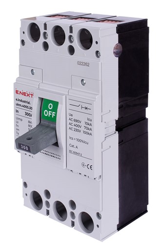 Силовой автомат 300 А, трехфазный, 70кА, e.industrial.ukm.400S.300 Enext i0010027 - фото 169928