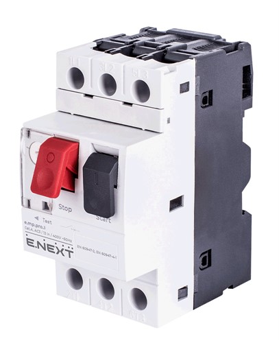 Автомат для защиты двигателя 0,63 - 1А, e.mp.pro.1 Enext p004017 - фото 170030