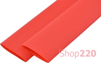 Термоусадочная трубка e.termo.stand.8.4.red  8/4,  1м, красная - фото 170220