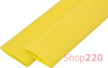 Термоусадочная трубка 100/50, 1м, желтая, e.termo.stand.100.50.yellow Enext - фото 170246