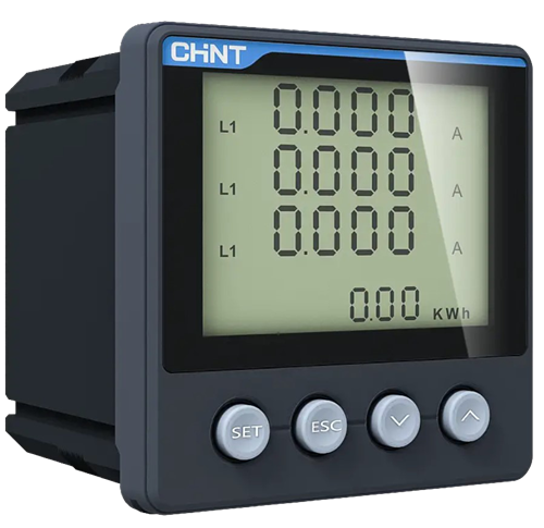 Мультиметр трехфазный цифровой PD666-3SK3 3?450V 3?*A/5A RS485 (+релейний вихід) LCD 96x96 - фото 170739
