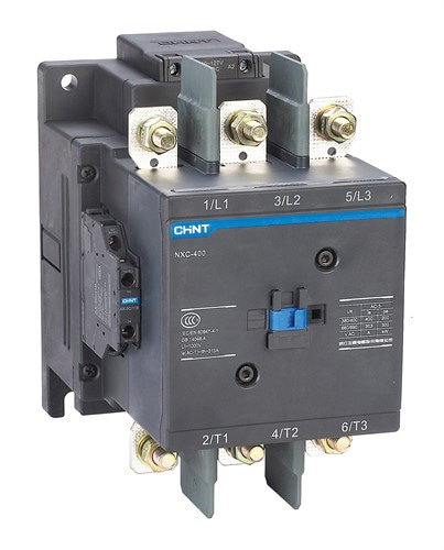 Контактор 400А, катушка 220В AC/DC, доп. контакты 2NO+2NC, NXC-400 - фото 170902