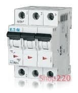 АВТОМАТИЧЕСКИЙ ВЫКЛЮЧАТЕЛЬ 32А ТРЕХФАЗНЫЙ, КРИВАЯ C, PL4-C32/3 MOELLER / EATON 