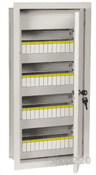 Щит металлический 48 модулей внутренний, ЩРв-48з-3 36 УХЛ3 TREND IEK - фото 30322