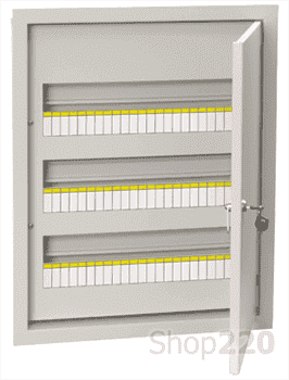 Щит металлический 54 модуля врезной, ЩРв-54з-3 36 УХЛ3 TREND IEK - фото 30323