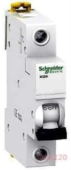 Автоматический выключатель 4А тип D, однофазный, iC60N Schneider Electric A9F75104 - фото 30951