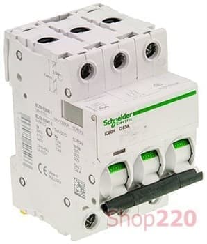 Автоматический выключатель ACTI 9, 16A тип C, трехполюсный, iC60N A9F79316 Schneider - фото 30965
